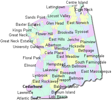 Nassau County Map